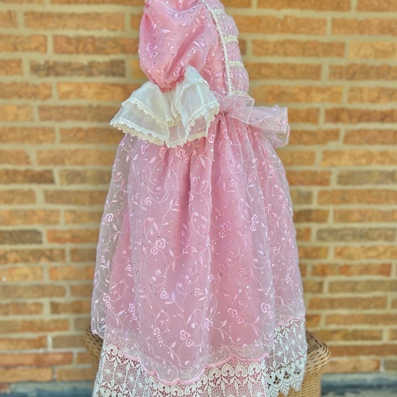 Princess Pink Poofy Dress, Marie Antoinette, Hamilton, Sz 4, Fancy Historical - Picture 4 of 13